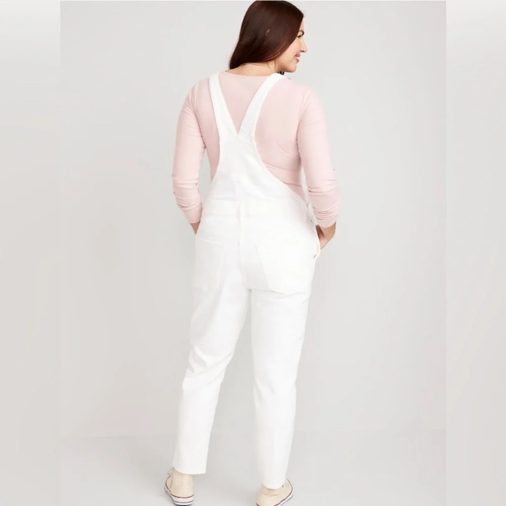 NWOT! O.G. Straight White Workwear Jean Overalls for Women - Multiple Sizes - Picture 8 of 10
